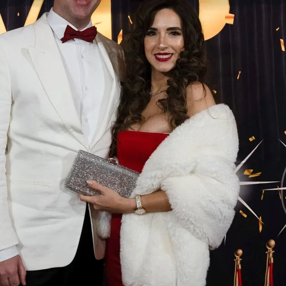 House of CB Olivette Red Bodycon Maxi Dress Spaghetti Strap - Picture 3 of 3